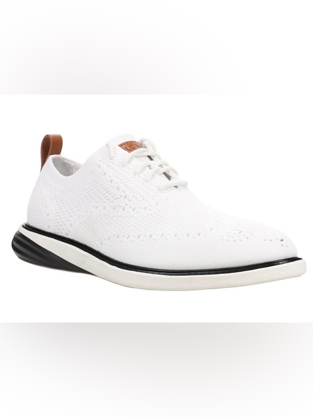 Cole Haan White Knit Casual Lace-Up Sneaker-9